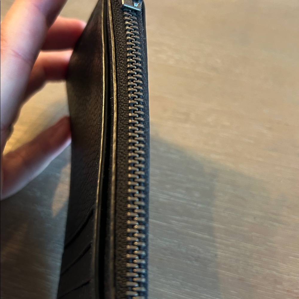 Coach Black Textured Leather Card Case - Picture 4 of 4